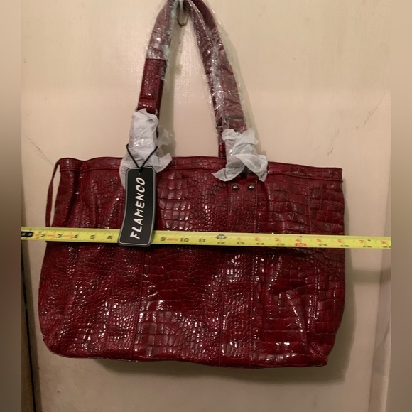 ✨⚡️💥Snake red Satchel Special Edition Snake Embossed Handbag - Picture 3 of 4